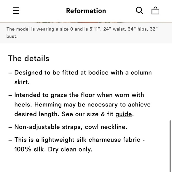 Reformation Anaiis Silk Dress - Picture 7 of 11